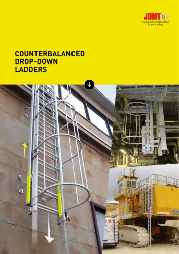 Counterbalanced drop-down ladder - JOMY