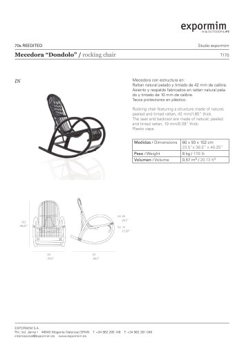 IN:T170 - ?Dondolo? Rocking chair