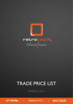 Retrotouch Trade Price list