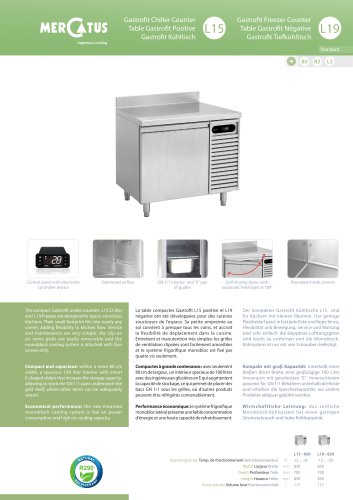 L15 Gastrofit Chiller Counter