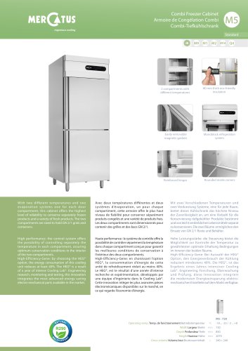 M5 Combi Freezer Cabinet