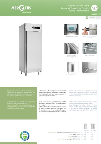 M7 Catering Freezer Cabinet