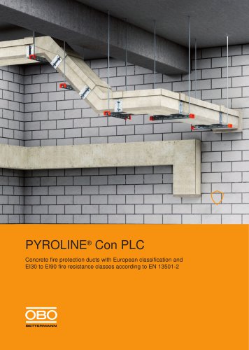 PYROLINE® CON PLC Concrete Fire Protection Ducts