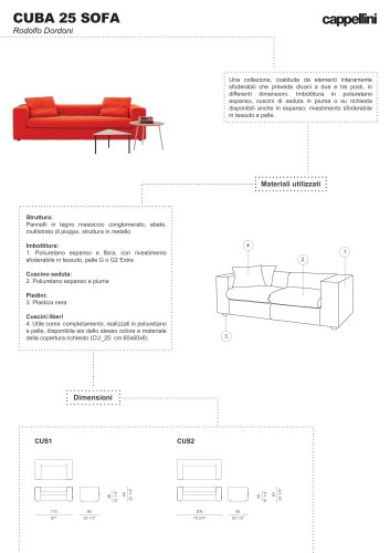 CUBA 25 SOFA