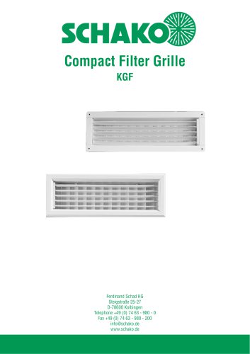 KGF Compact Filter Grille