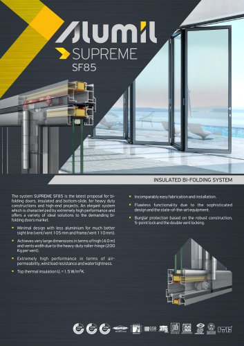 Technical Brochure SUPREME SF85