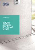 Drainage systems: Shower drainage - stylish and secure