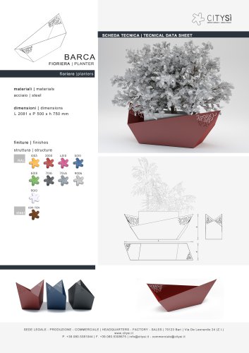 BARCA PLANTER