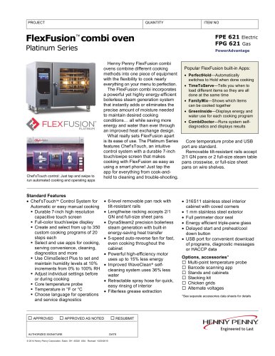 FPE-G 621 FlexFusion Platinum Combi