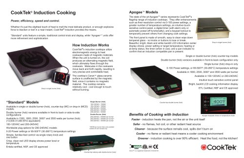 CookTek Brochure