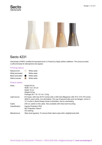 Secto 4231