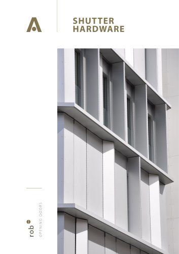 Folding shutters
