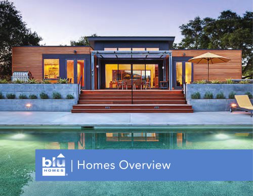 Blu Homes Overview Book