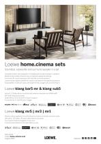 Loewe home.cinema sets datasheet