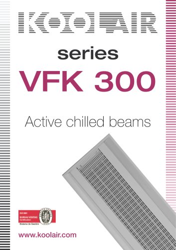 Active chilled beams – Series VFK 300