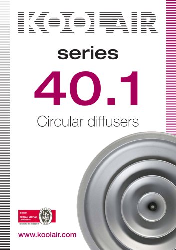 Circular diffuser – Series 40.1