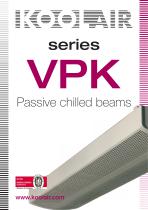 Passive chilled beams – VPK