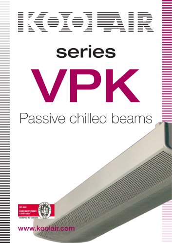 Passive chilled beams – VPK