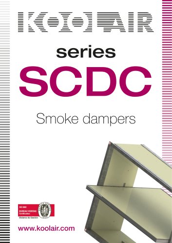 Series SCDC Smoke dampers