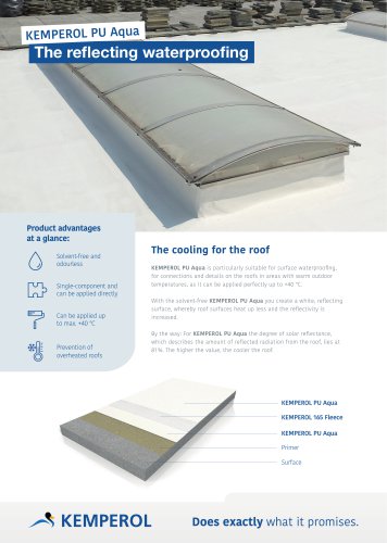 The reflecting waterproofing