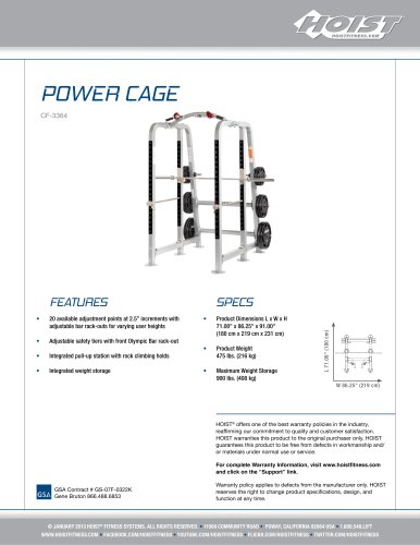 CF-3364 Power Cage