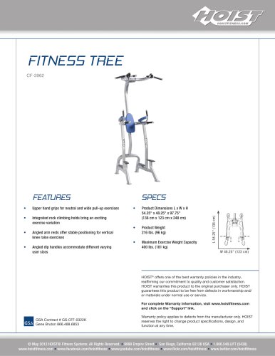 CF-3962 Fitness Tree