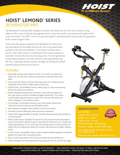 HOIST®  LEMOND®  SERIES