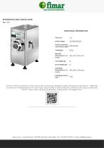 REFRIGERATED MEAT MINCER 32REF