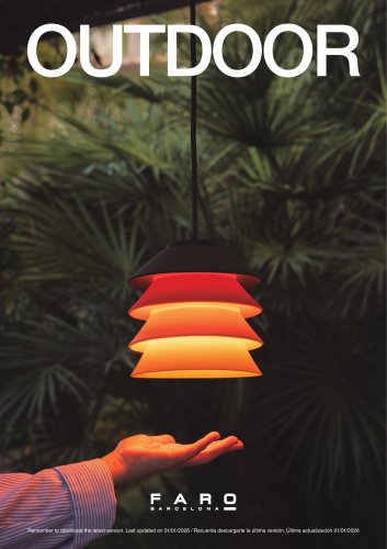 Outdoor Lighting Catalogue 2026 - Faro Barcelona