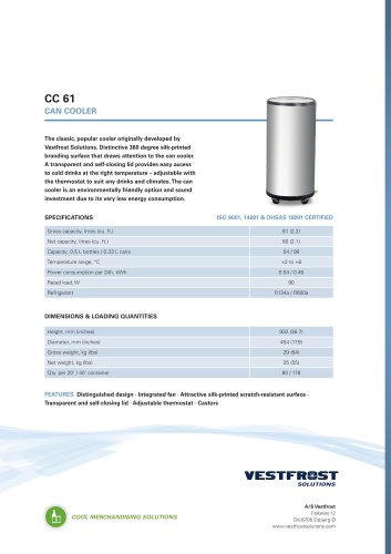 CC 61 can cooler