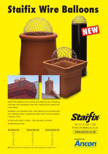 2016 Staifix Wire Balloons