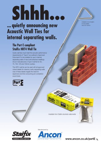 Staifix HRT4 Wall Tie