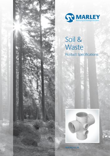 Soil & Waste product specification July 2012