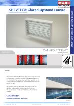 SHEVTEC® Glazed Upstand Louvre