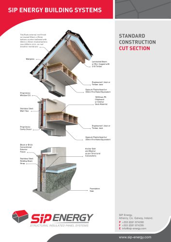 standard construction cut section