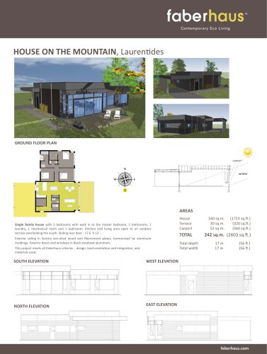 HOUSE ON THE MOUNTAIN, Laurentides