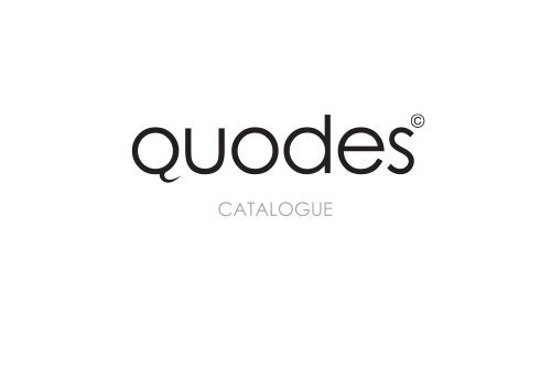 Quodes Catalogue