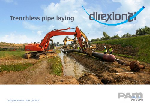 Trenchless pipe laying