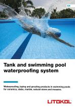 Tank and swimming pool waterproofing system