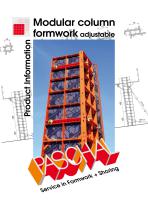 Modular column formwork adjustable - Product Information