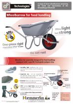 Wheelbarrow for food handling