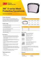 3M™ 5-series Mesh Protective Faceshields