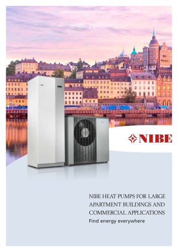 NIBE HEAT PUMPS FOR LARGE APARTMENT BUILDINGS AND COMMERCIAL APPLICATIONS