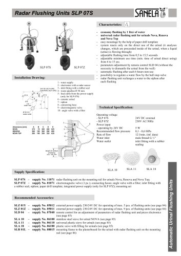 Urinal Flushing Systems - Radar