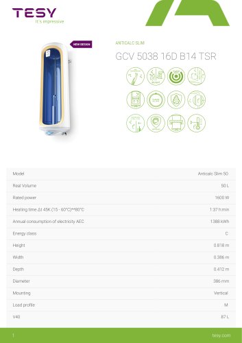 GCV 5038 16D B14 TSR