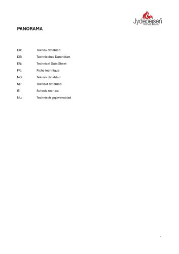 Technical Data PANORAMA