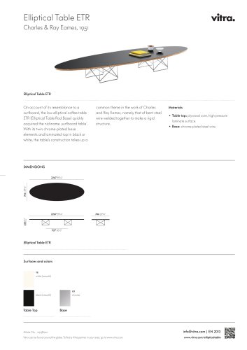 Elliptical Table