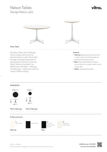 Nelson Tables