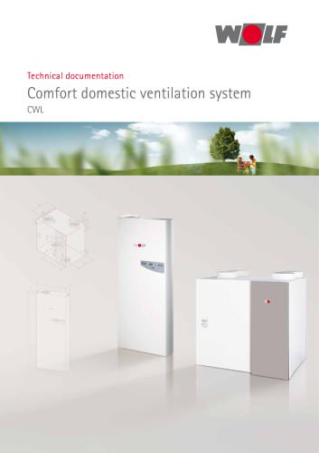 Comfort domestic ventilation system CWL