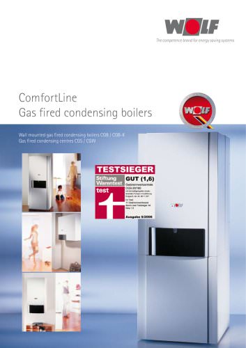 ComfortLine Gas fired condensing boilers